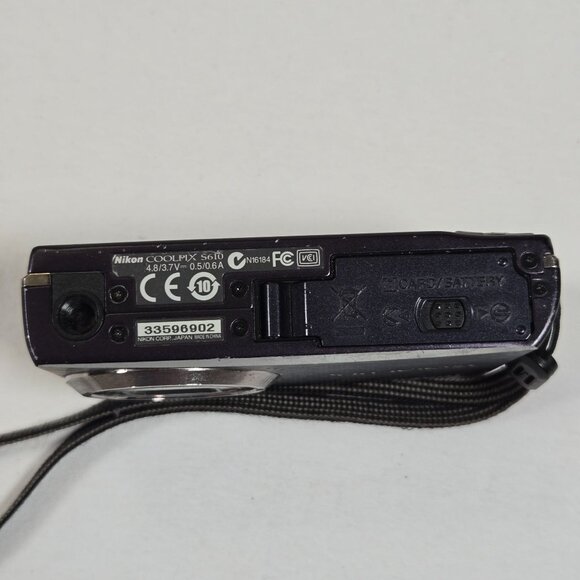 Nikon Coolpix S610 10 MP Digital Camera With 4x Zoom PARTS REPAIR ONLY - Picture 4 of 9